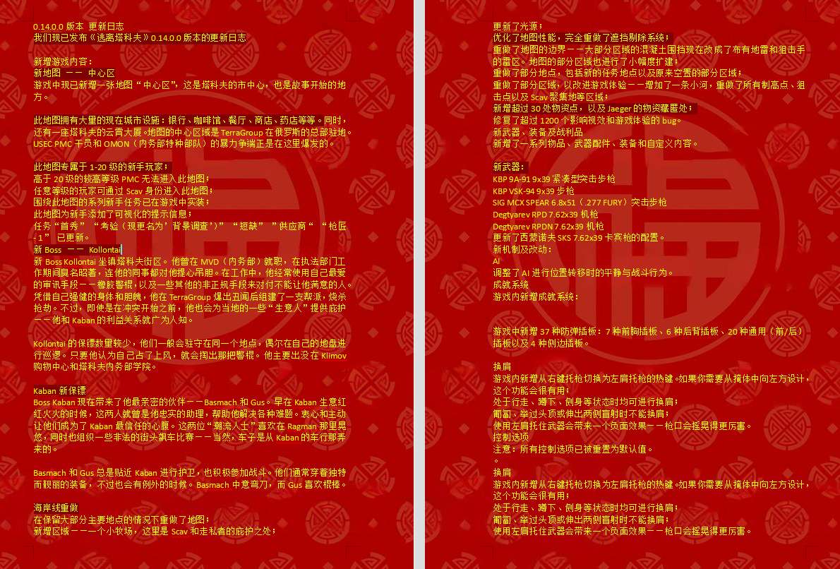 【端游推荐】逃离塔科夫 0.14.0.1.28476 离线中文版游戏攻略_手游下载 第2张 【端游推荐】逃离塔科夫 0.14.0.1.28476 离线中文版游戏攻略_手游下载 第2张