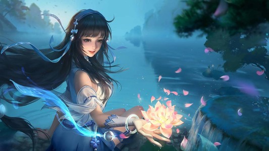 【王者美图】坠欢莫拾，酒痕在衣游戏攻略_手游下载  第3张