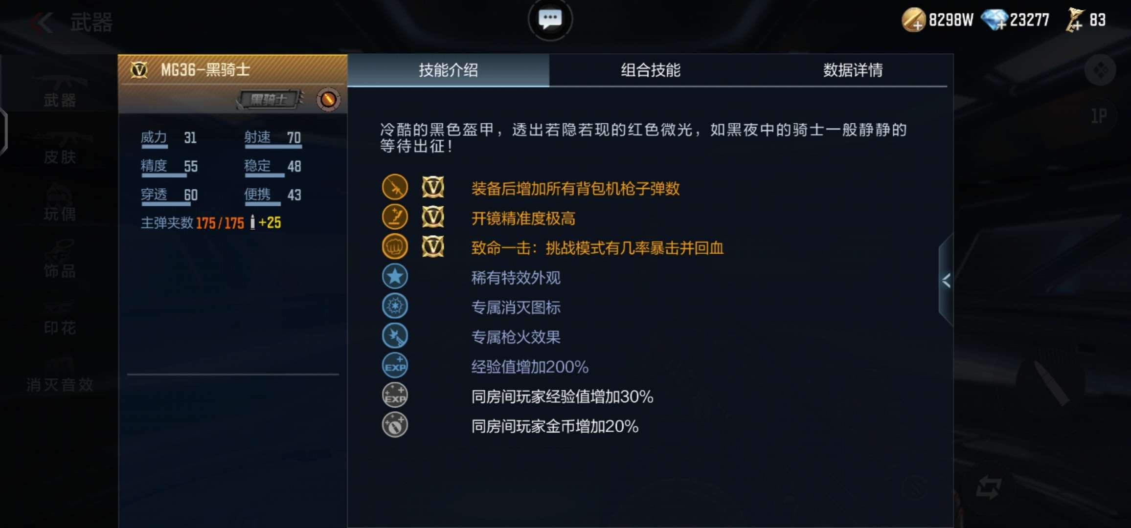 【资讯】直面强敌稳如泰山,MG36-黑骑士武器测评游戏攻略_手游下载 第5张 【资讯】直面强敌稳如泰山,MG36-黑骑士武器测评游戏攻略_手游下载 第5张