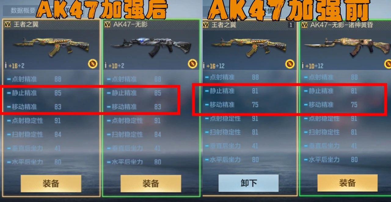【集字大会】AK47加强4.0实装上线!哪些硬属性得到了提升?游戏攻略_手游下载 第8张 【集字大会】AK47加强4.0实装上线!哪些硬属性得到了提升?游戏攻略_手游下载 第8张