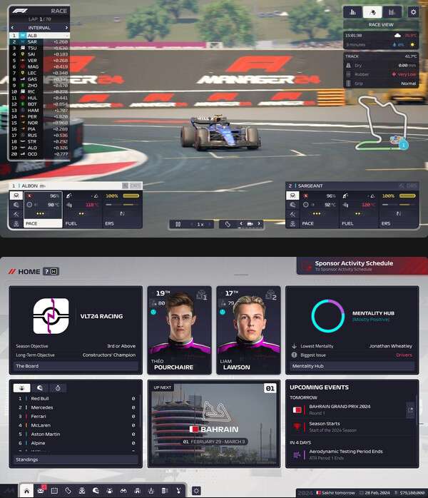 【安卓+PC】F1车队经理2024|本体+1.1升补+1DLC游戏攻略_手游下载 第2张 【安卓+PC】F1车队经理2024|本体+1.1升补+1DLC游戏攻略_手游下载 第2张