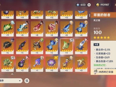 【交流】一些看着比较顺眼的圣遗物游戏攻略_手游下载