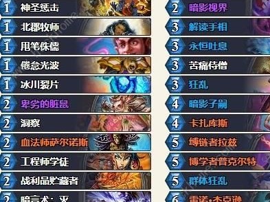 炉石传说卡组排名最新标准，炉石传说卡组2020标准排位