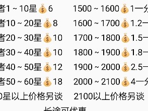 英雄联盟手游代练价格表(英雄联盟手游代练平台价格表)