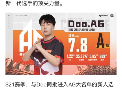 【资讯】AG Doo：用A级评定展现新一代的年轻力量游戏攻略_手游下载
