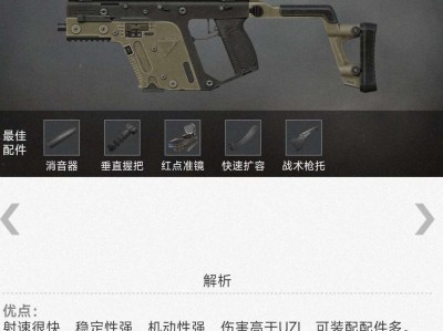 【交流】Vector冲锋枪游戏攻略_手游下载