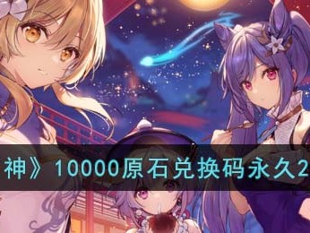 原神兑换码永久有效9月，原神兑换码2021永久9月份20