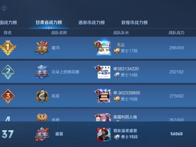 老战队回归！纳新冲榜！游戏攻略_手游下载