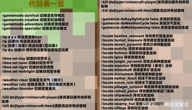 我的世界指令代码大全清除掉落物，我的世界怎么用指令清除所有掉落物  第1张
