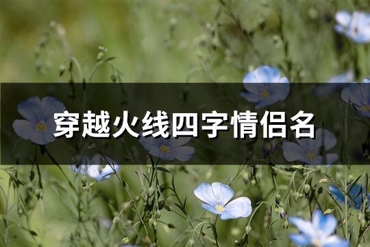 穿越火线名字四字_穿越火线4字名字诗意  第2张