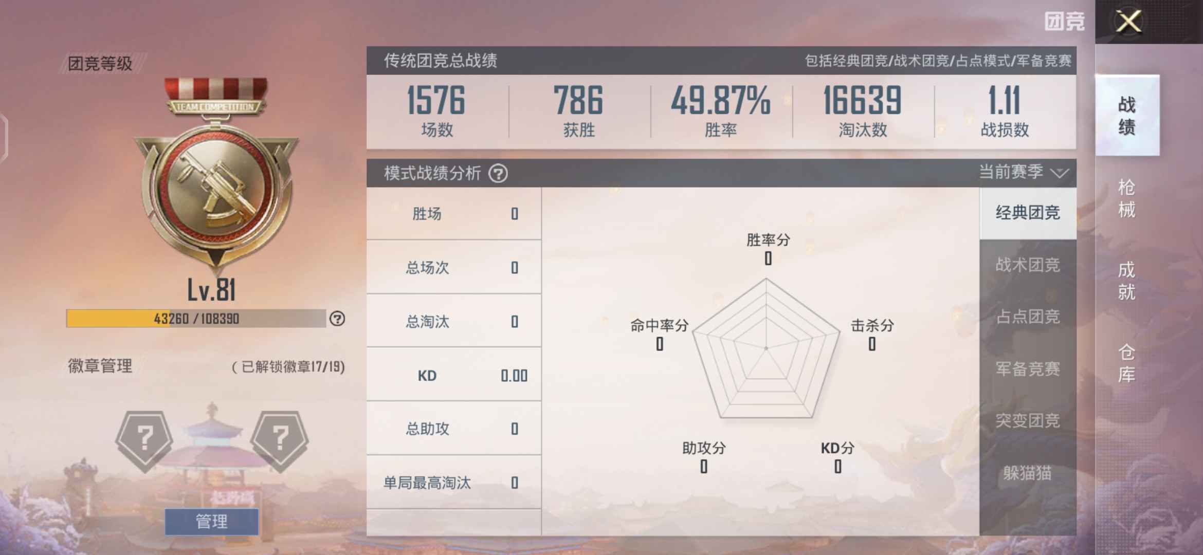 关于和平精英段位等级顺序在哪里看的信息  第1张