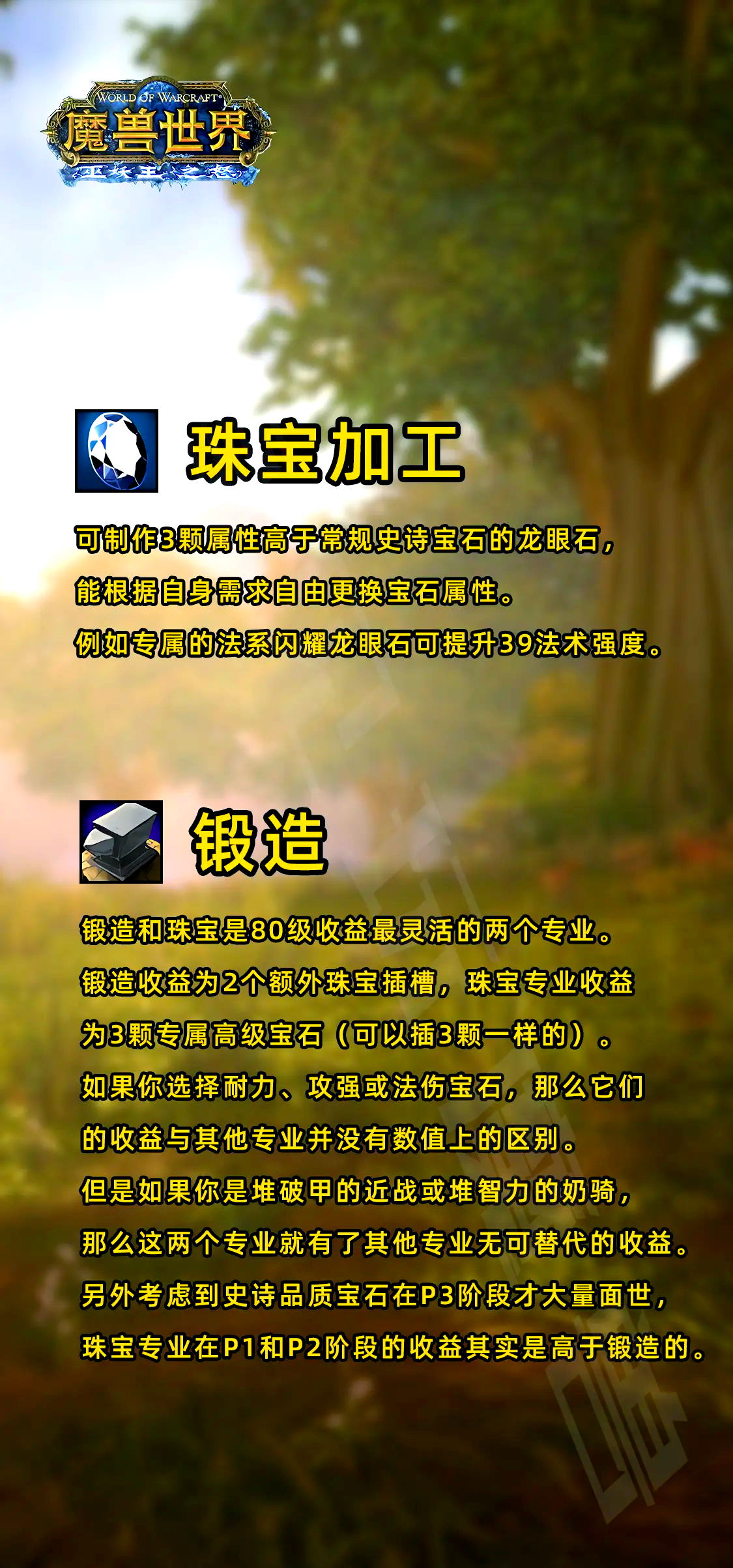 魔兽世界巫妖王之怒最赚钱职业(魔兽世界巫妖王之怒版本什么职业厉害)  第1张